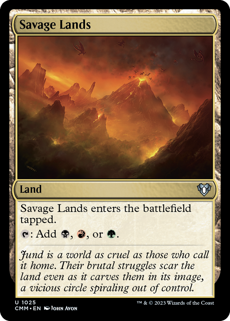 Magic: The Gathering - Savage Lands - Commander Masters