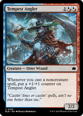 Magic: The Gathering - Tempest Angler Foil - Bloomburrow