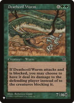 Magic: The Gathering - Deathcoil Wurm - The List