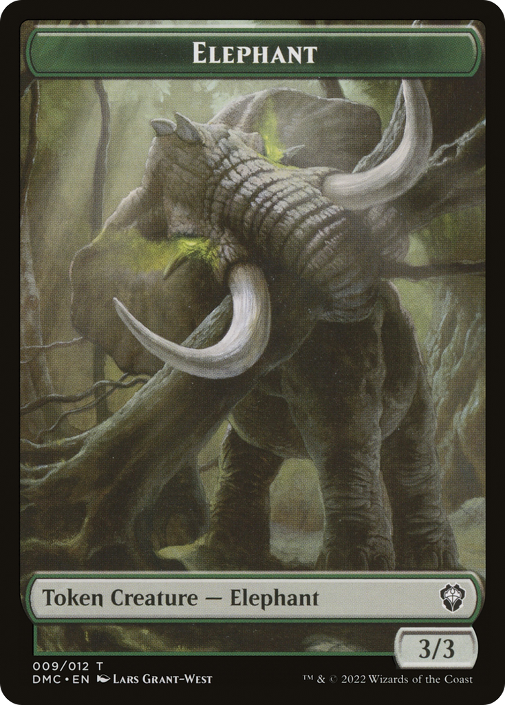 Magic: The Gathering - Elephant Token - Dominaria United Commander Tokens