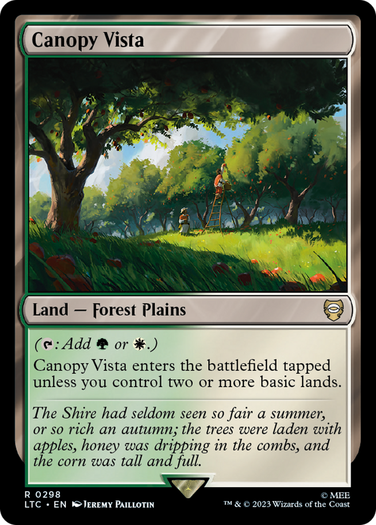 Magic: The Gathering - Canopy Vista - Tales of Middle-earth Commander