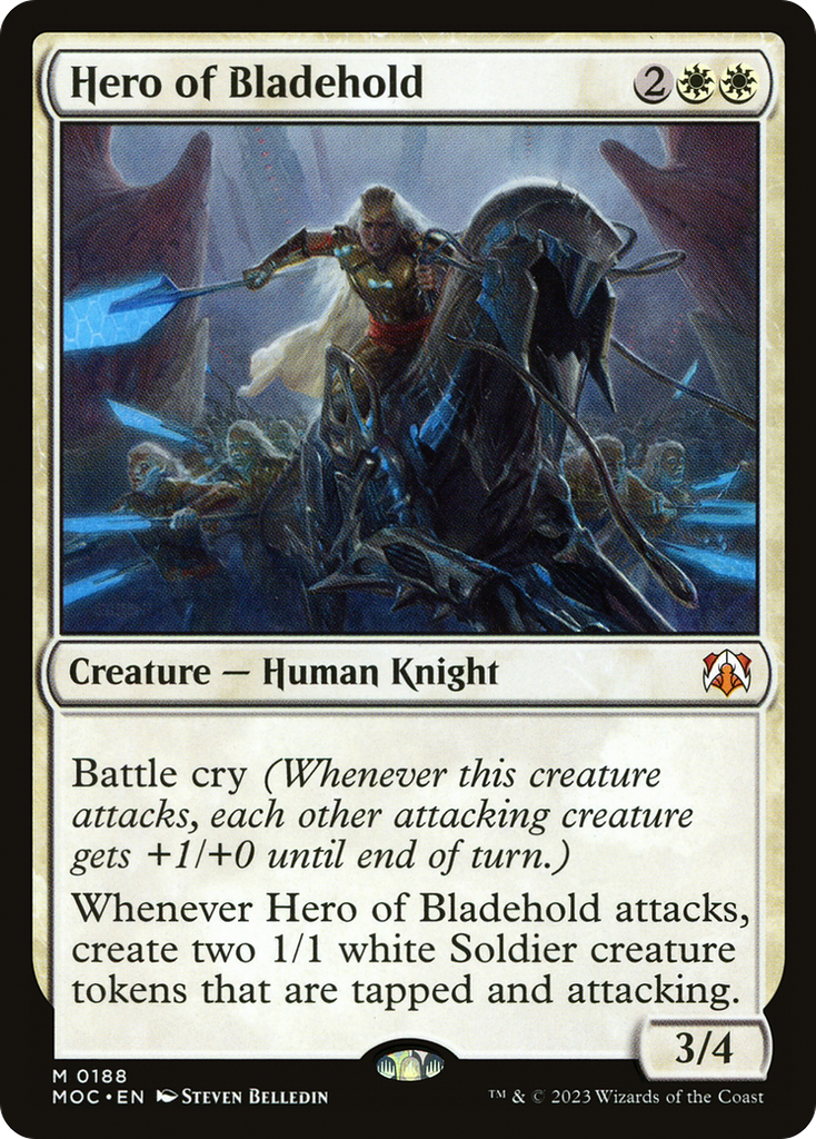 Magic: The Gathering - Hero of Bladehold - March of the Machine Commander