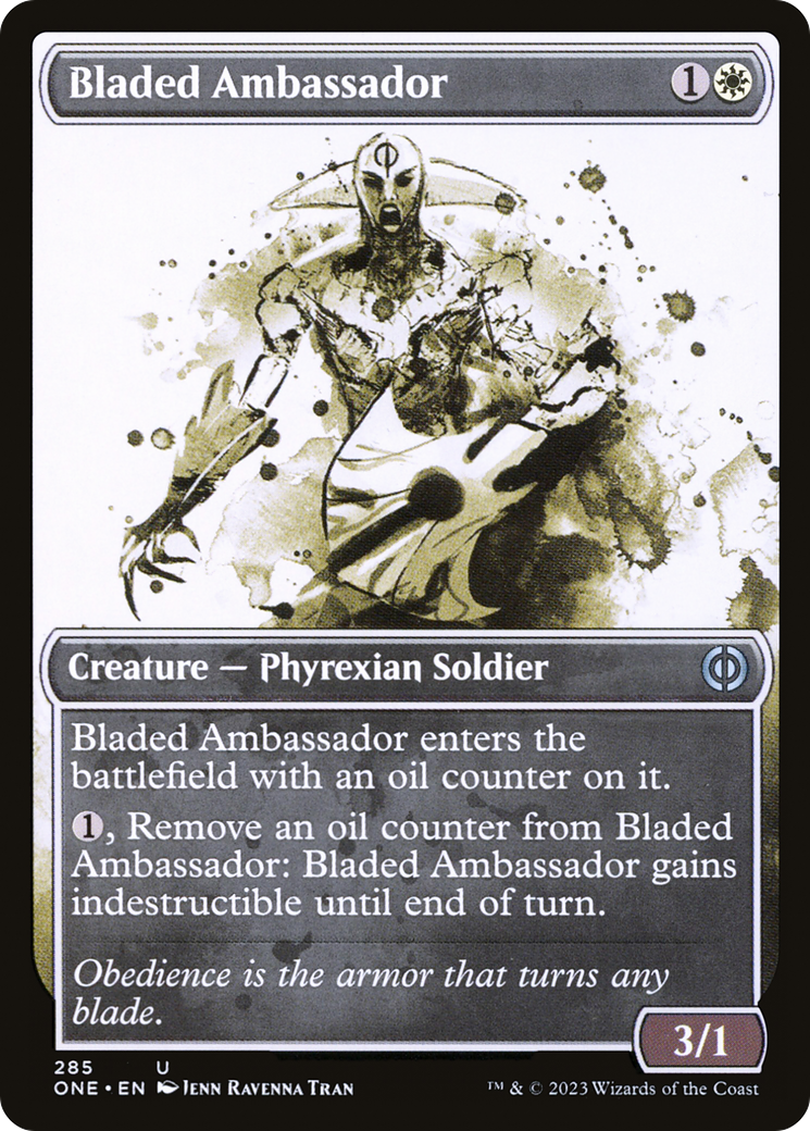 Magic: The Gathering - Bladed Ambassador Foil - Phyrexia: All Will Be One