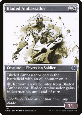 Magic: The Gathering - Bladed Ambassador Foil - Phyrexia: All Will Be One