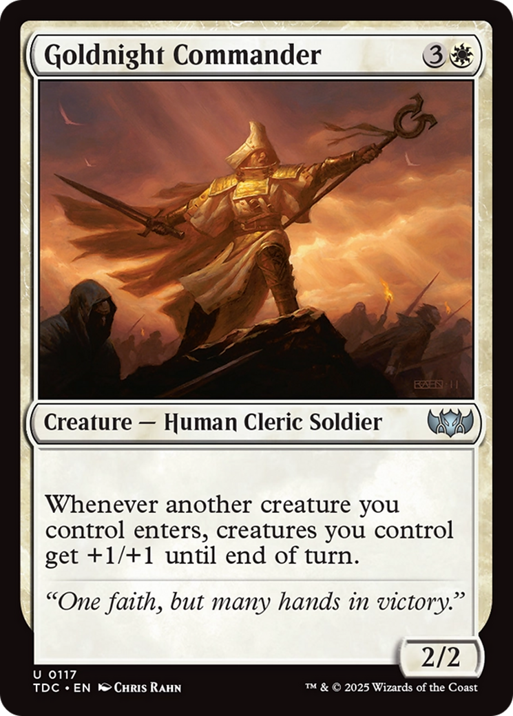 Magic: The Gathering - Goldnight Commander - Tarkir: Dragonstorm Commander