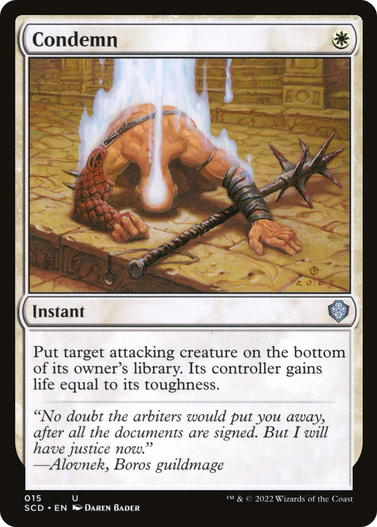 Magic: The Gathering - Condemn - Starter Commander Decks