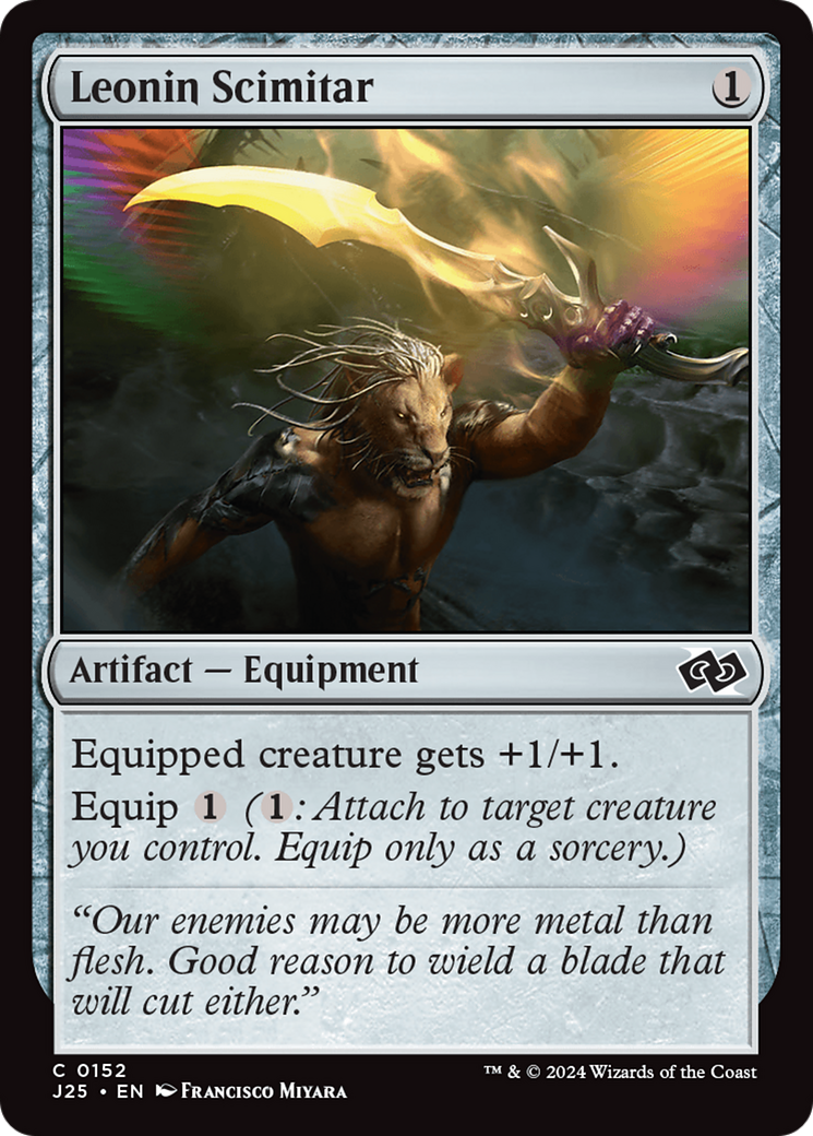 Magic: The Gathering - Leonin Scimitar - Foundations Jumpstart