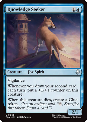 Magic: The Gathering - Knowledge Seeker Foil - Avatar: The Last Airbender