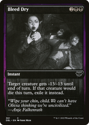 Magic: The Gathering - Bleed Dry - Innistrad: Double Feature