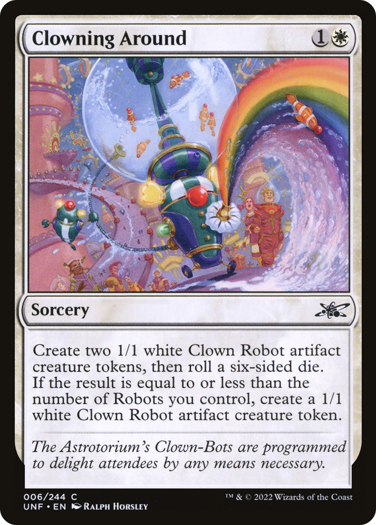 Magic: The Gathering - Clowning Around Foil - Unfinity