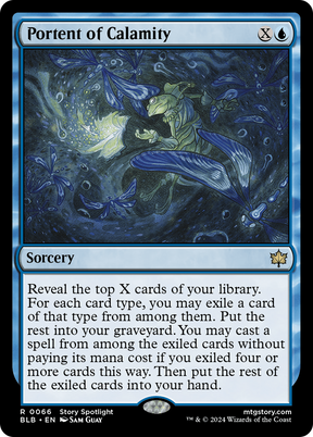 Magic: The Gathering - Portent of Calamity Foil - Bloomburrow