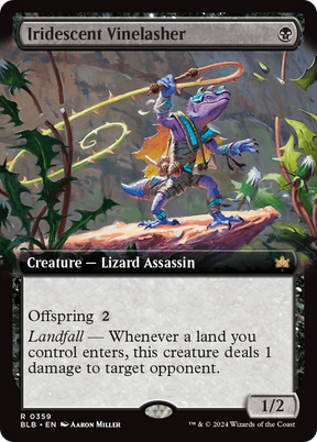 Magic: The Gathering - Iridescent Vinelasher Foil - Bloomburrow