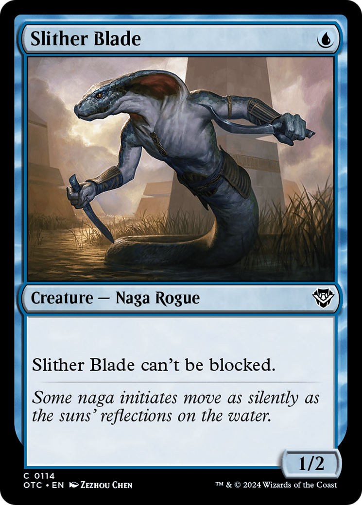 Magic: The Gathering - Slither Blade - Outlaws of Thunder Junction Commander