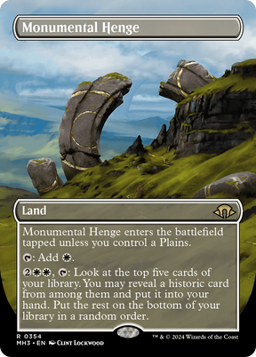 Magic: The Gathering - Monumental Henge Foil - Modern Horizons 3