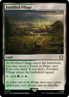 Magic: The Gathering - Fortified Village - Tales of Middle-earth Commander