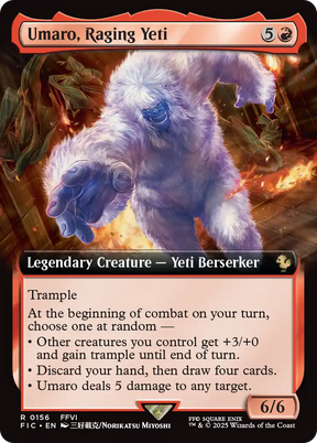 Magic: The Gathering - Umaro, Raging Yeti - Final Fantasy Commander