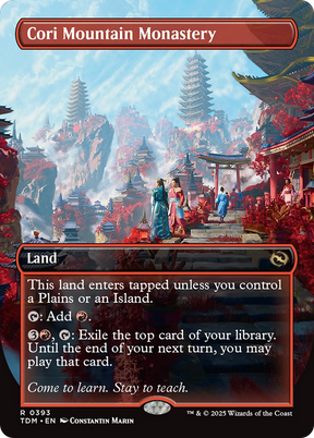 Magic: The Gathering - Cori Mountain Monastery Foil - Tarkir: Dragonstorm