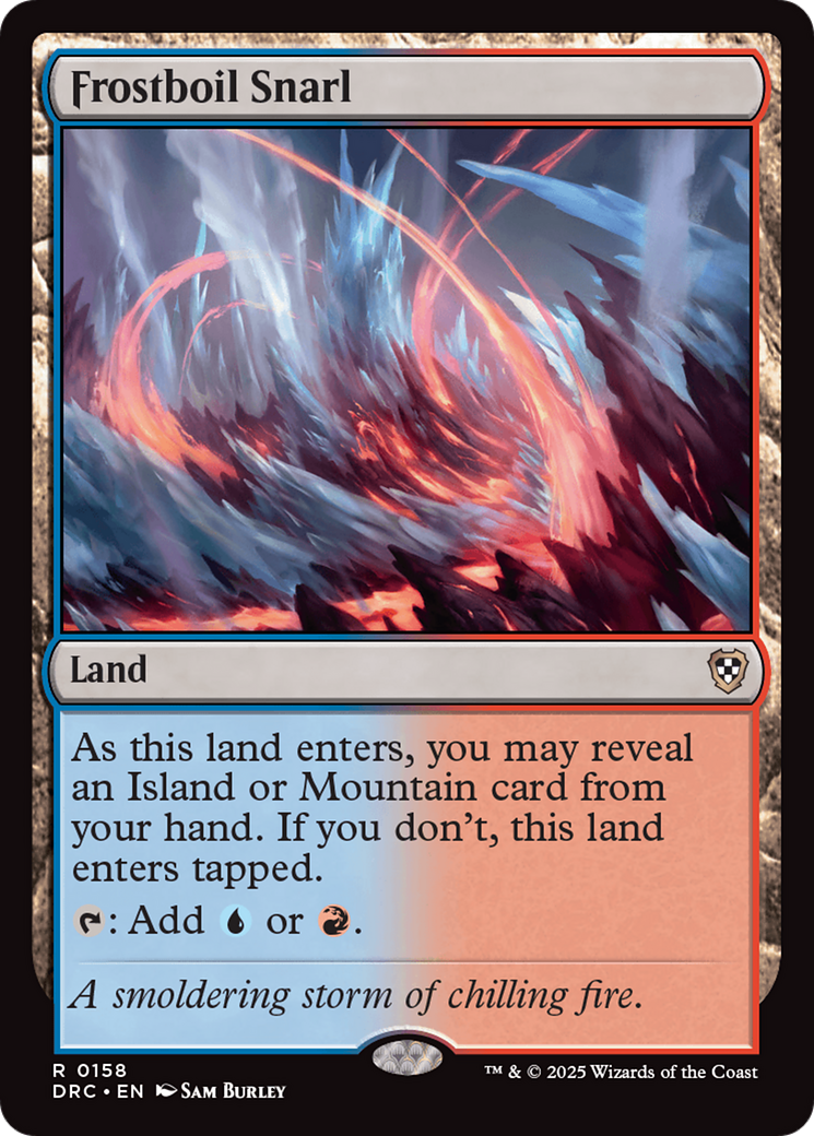 Magic: The Gathering - Frostboil Snarl - Aetherdrift Commander
