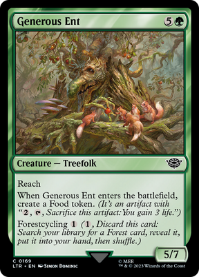 Magic: The Gathering - Generous Ent - The Lord of the Rings: Tales of Middle-earth