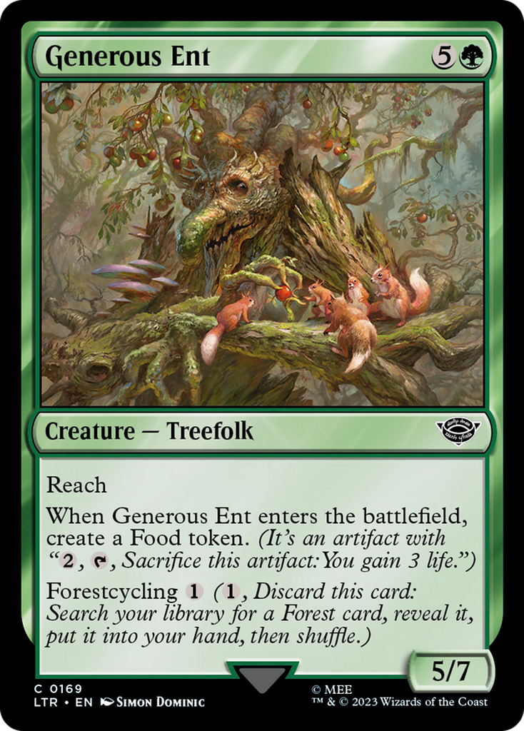 Magic: The Gathering - Generous Ent - The Lord of the Rings: Tales of Middle-earth