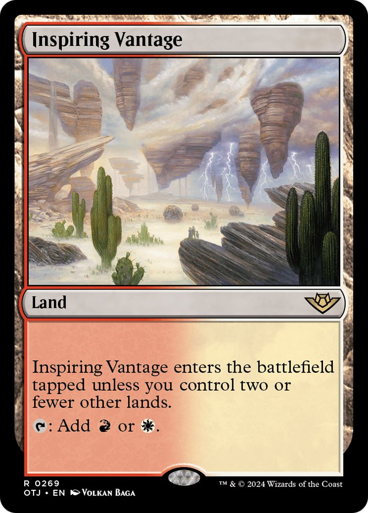 Magic: The Gathering - Inspiring Vantage Foil - Outlaws of Thunder Junction