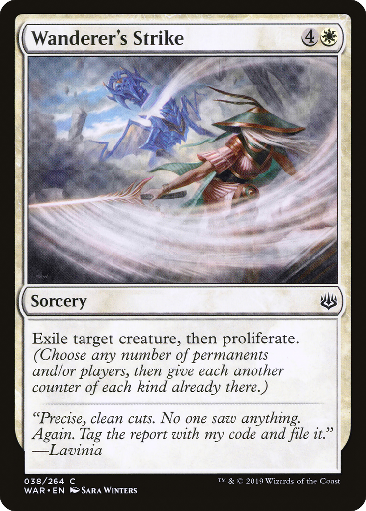 Magic: The Gathering - Wanderer's Strike Foil - War of the Spark
