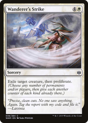 Magic: The Gathering - Wanderer's Strike Foil - War of the Spark
