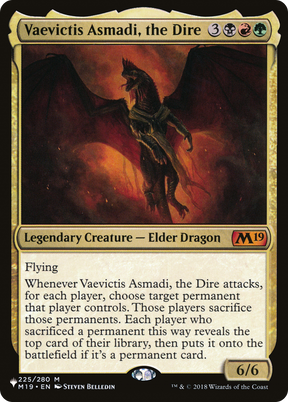 Magic: The Gathering - Vaevictis Asmadi, the Dire - The List