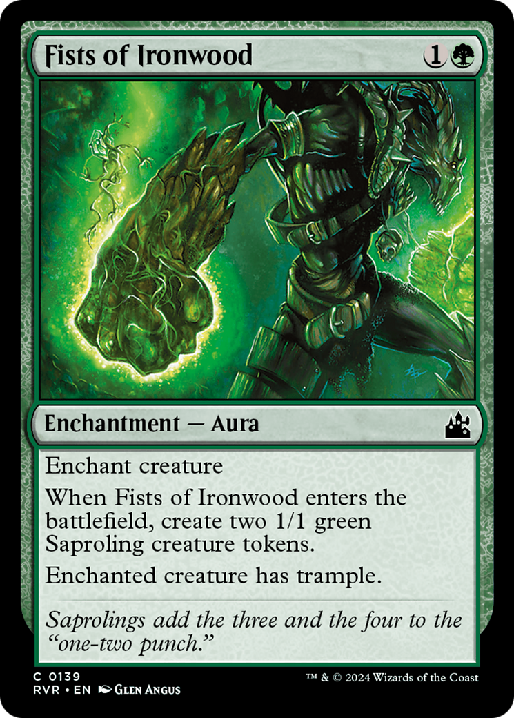 Magic: The Gathering - Fists of Ironwood Foil - Ravnica Remastered