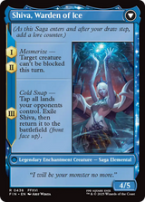 Magic: The Gathering - Jill, Shiva's Dominant // Shiva, Warden of Ice Foil - Final Fantasy