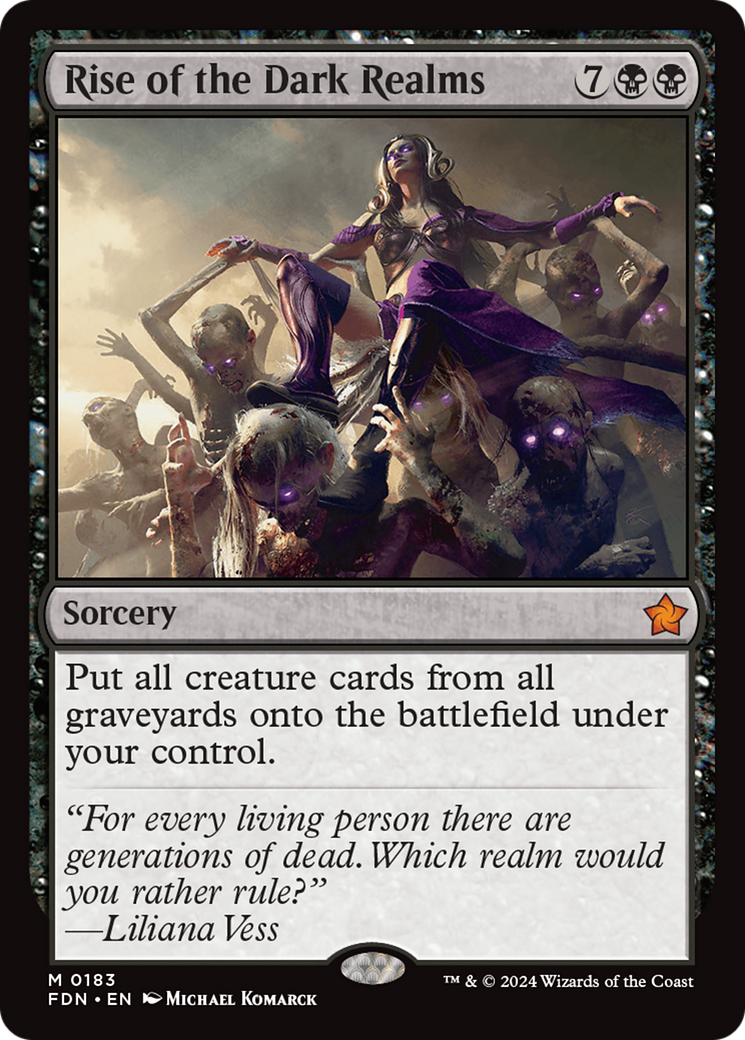 Magic: The Gathering - Rise of the Dark Realms Foil - Foundations