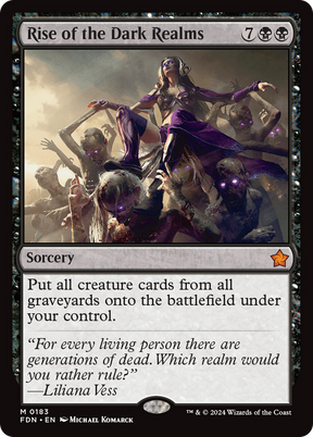 Magic: The Gathering - Rise of the Dark Realms Foil - Foundations