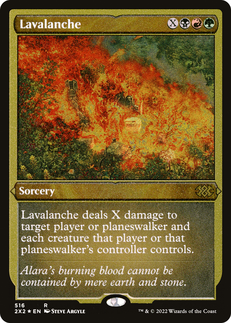 Magic: The Gathering - Lavalanche Foil - Double Masters 2022
