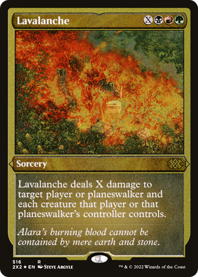 Magic: The Gathering - Lavalanche Foil - Double Masters 2022