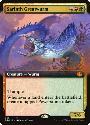 Magic: The Gathering - Sarinth Greatwurm Foil - The Brothers' War