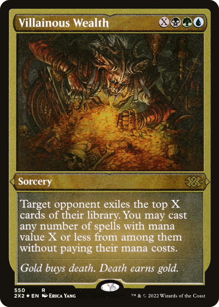Magic: The Gathering - Villainous Wealth Foil - Double Masters 2022