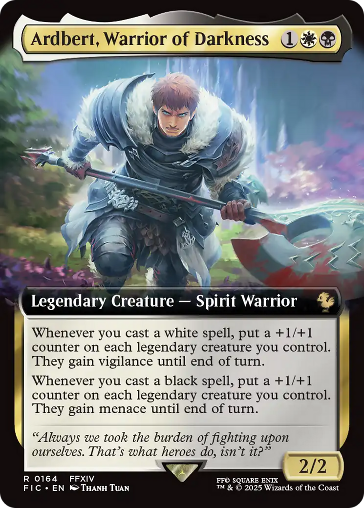Magic: The Gathering - Ardbert, Warrior of Darkness - Final Fantasy Commander