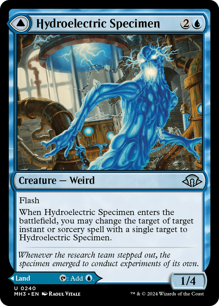 Magic: The Gathering - Hydroelectric Specimen // Hydroelectric Laboratory Foil - Modern Horizons 3