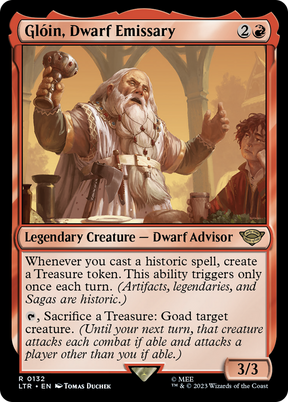 Magic: The Gathering - Glóin, Dwarf Emissary - The Lord of the Rings: Tales of Middle-earth
