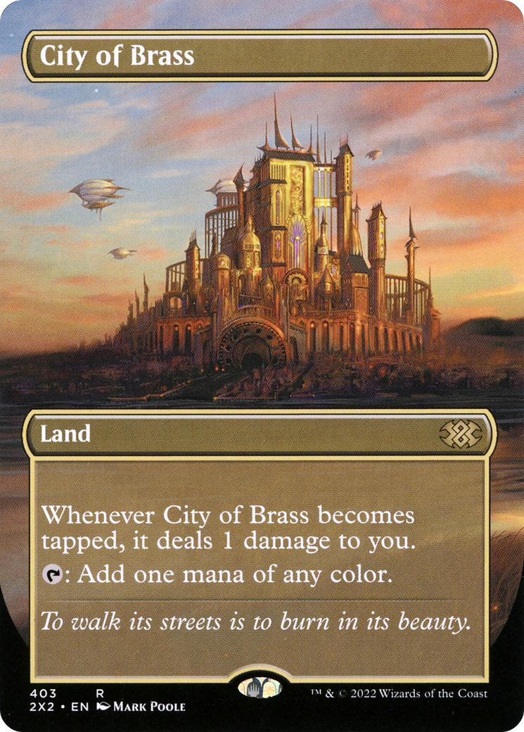 Magic: The Gathering - City of Brass - Double Masters 2022