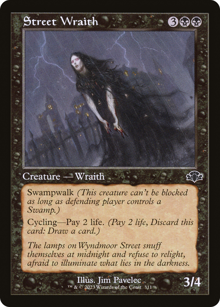 Magic: The Gathering - Street Wraith Foil - Dominaria Remastered