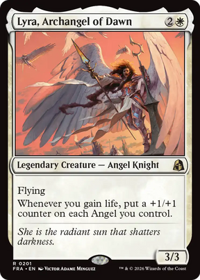 Magic: The Gathering - Lyra, Archangel of Dawn - Reality Fracture