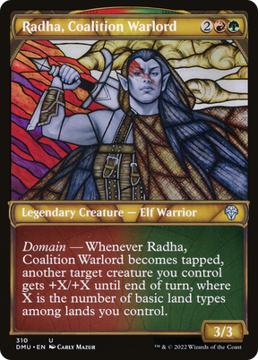 Magic: The Gathering - Radha, Coalition Warlord Foil - Dominaria United