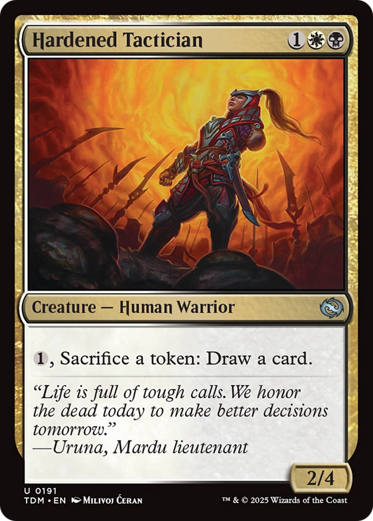 Magic: The Gathering - Hardened Tactician - Tarkir: Dragonstorm