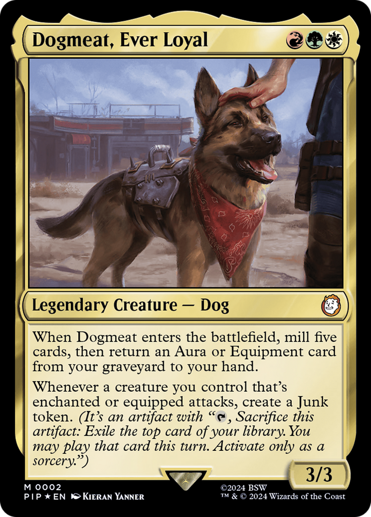 Magic: The Gathering - Dogmeat, Ever Loyal Foil - Fallout