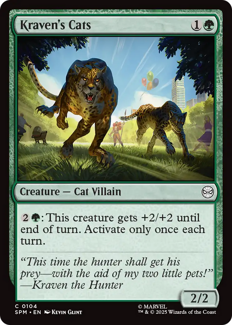 Magic: The Gathering - Kraven's Cats - Marvel's Spider-Man