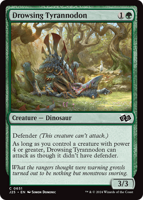 Magic: The Gathering - Drowsing Tyrannodon - Foundations Jumpstart