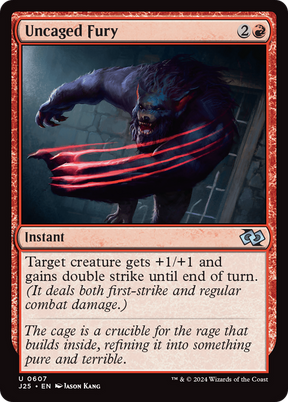 Magic: The Gathering - Uncaged Fury - Foundations Jumpstart
