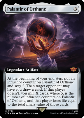 Magic: The Gathering - Palantír of Orthanc Foil - The Lord of the Rings: Tales of Middle-earth