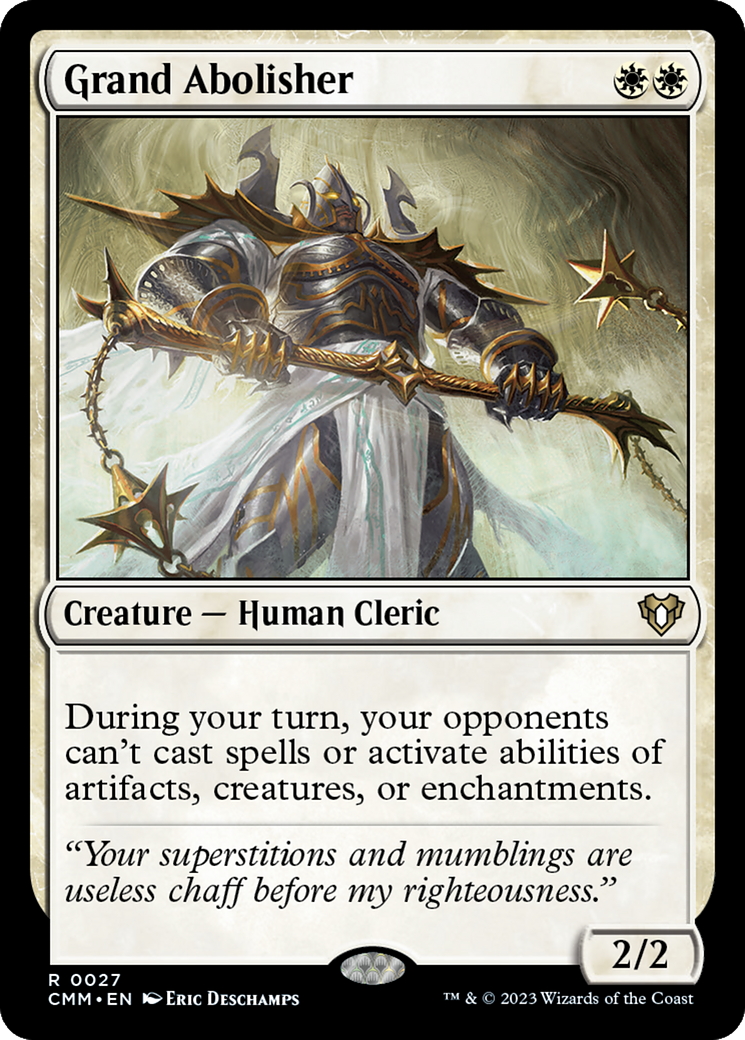 Magic: The Gathering - Grand Abolisher Foil - Commander Masters